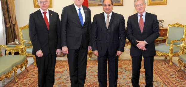 الرئيس عبد الفتاح السيسي يتلقى نائب رئيس البرلمان الالمانى