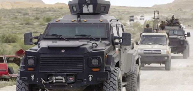 آليات عسكرية تابعة للجيش الليبى