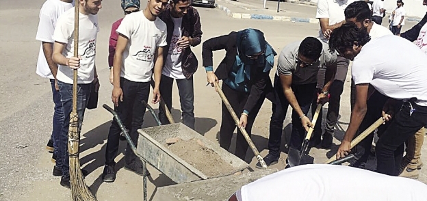 حملة لنظافة شوارع الإسماعيلية