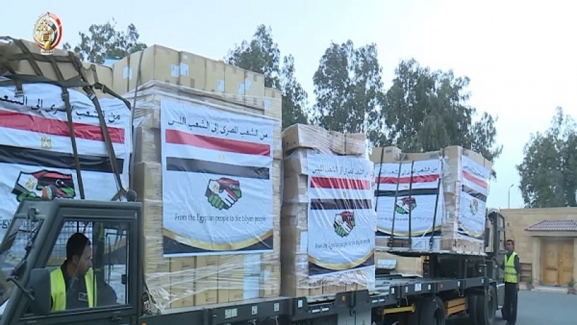 المساعدات المصرية