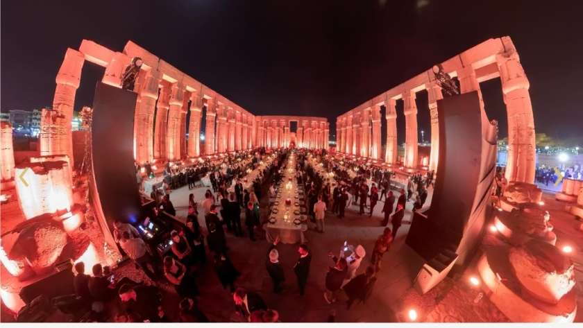 حفل عشاء معبد الاقصر