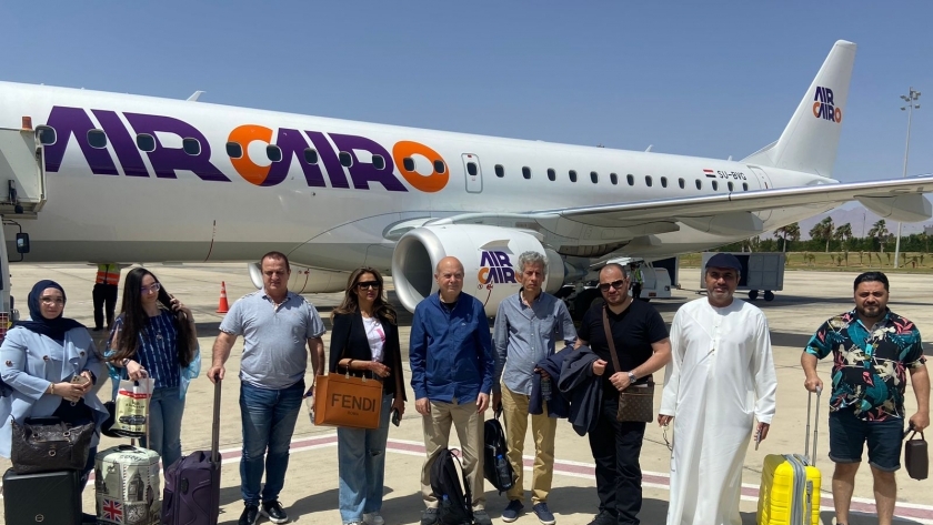 إير كايرو تروج للسياحة بإستضافة 35 كم كبار الصحفيين والإعلاميين الإماراتيين لزيارة مدينة شرم الشيخ