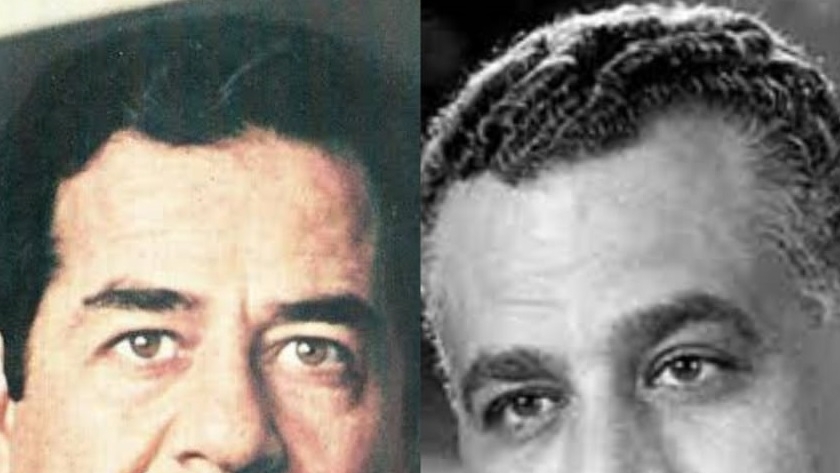 جمال عبد الناصر وصدام حسين