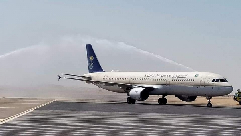 شركة الخطوط الجوية السعودية احد الشركات الناقلة للمعتمرين المصريين إلى المملكة