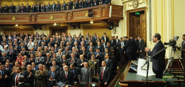 الرئيس السيسي خلال حلف اليمين الدستورية أمام البرلمان