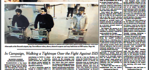 "Los Angeles Times" الأمريكية:  أوروبا في حالة تأهب بعد  تفجيرات  بروكسل