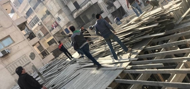 حملة لإيقاف البناء المخالف بنطاق حي شرق بالإسكندرية