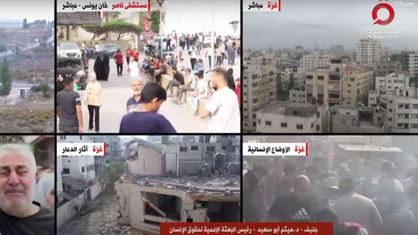 متابعة القاهرة الإخبارية للأحداث في غزة