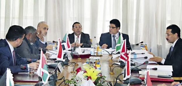 عدد من وزراء الرى العرب خلال اجتماعهم