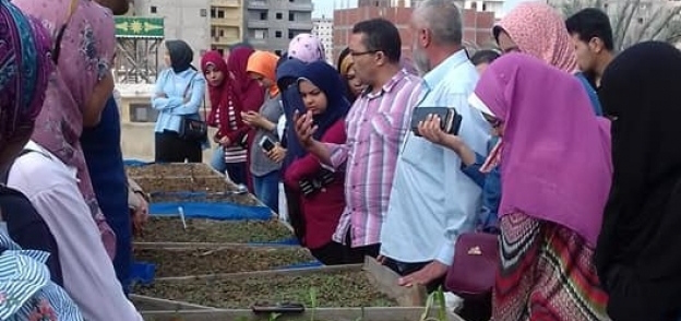 جولة تدريبية لطلاب زراعة سابا باشا