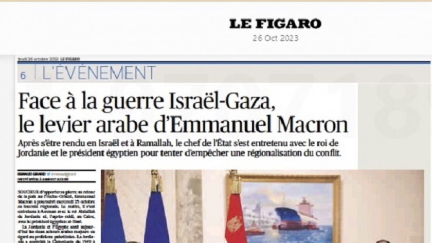 ما نشرته صحيفة «لوفيجارو» الفرنسية عن القمة المصرية الفرنسية