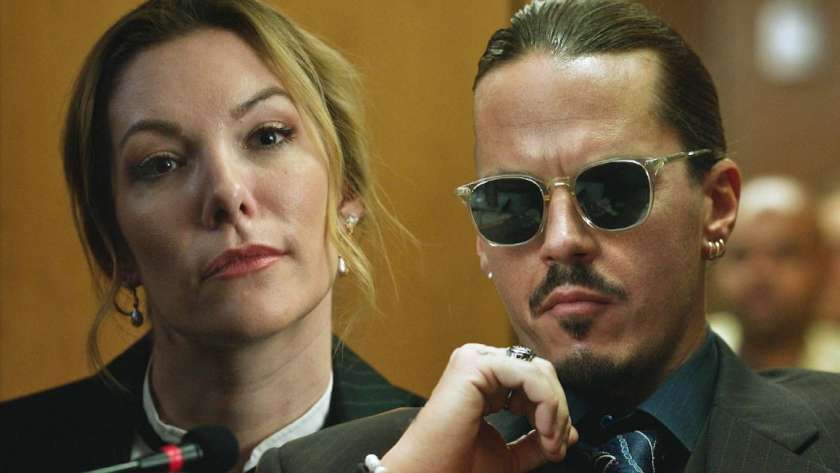 مشهد من فيلم «Hot Take: The Depp/ Heard Trial»