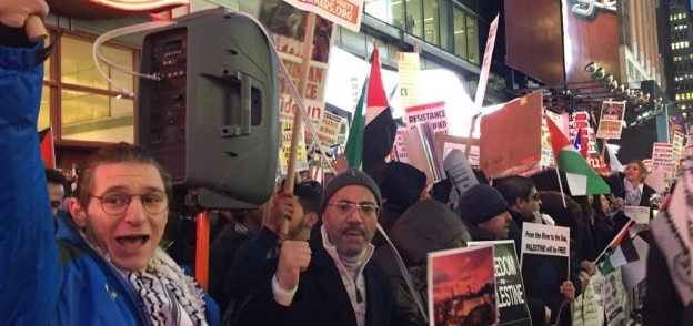مظاهرات في نيويورك تضاماً مع القدس