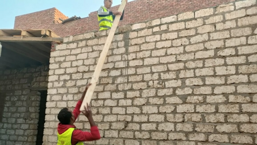 إعادة إعمار المنازل في بني سويف