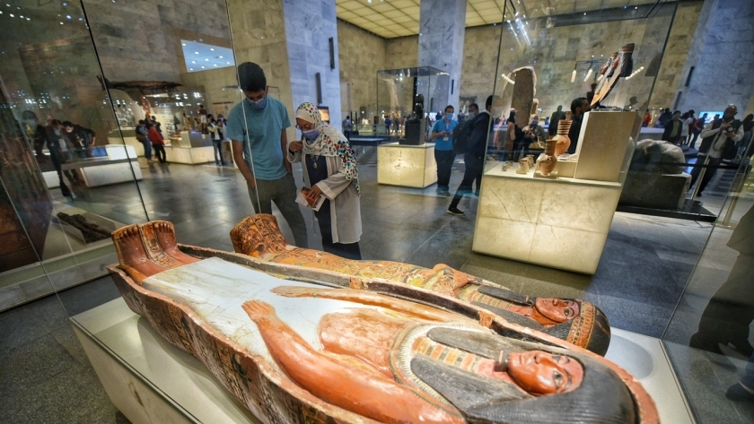 المومياوات المصرية متحف الحضارة .. تعبيرية