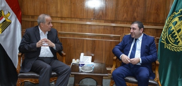 محافظ القليوبية وسفير أذربيجان