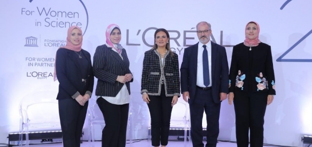 وزيرة الاستثمار خلال احتفالية اليونيسكو من أجل المرأة في العلم مصر لعام 2018