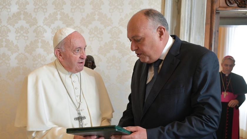 بابا الفاتيكان يستقبل وزير الخارجية