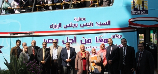 قيادات جامعة عين شمس مع  قيادات محافظة القاهرة
