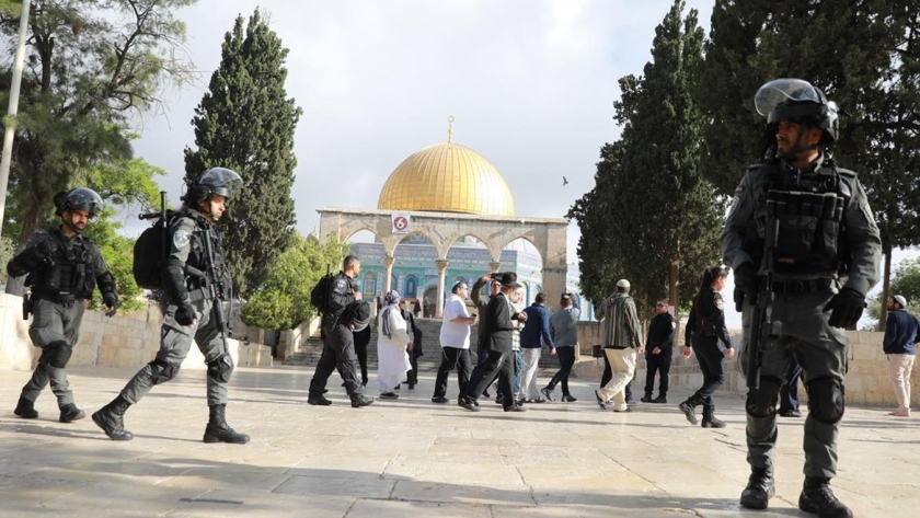 الاحتلال الإسرائيلي يقتحم المسجد الأقصى