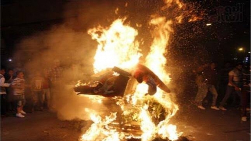 احتفالات حرق اللنبي في الإسماعيلية