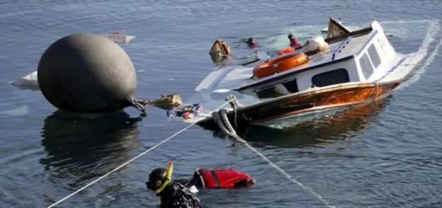ارتفاع ضحايا غرق قارب في بحيرة وان التركية إلى 36 مهاجرا