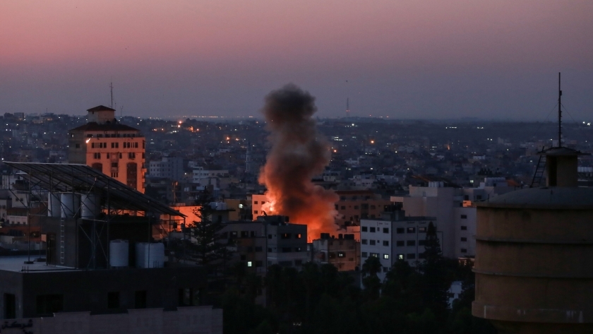 إطلاق النار فى قطاع غزة