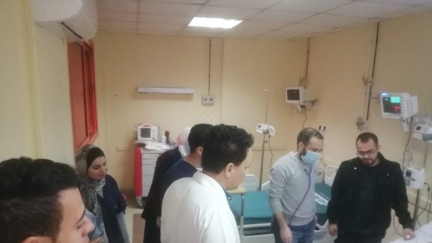 بدء تشغيل وحدة العناية المركزة للأطفال في مستشفى التأمين الصحي ببني سويف