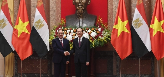 الرئيس السيسي ونظيره الفيتنامي