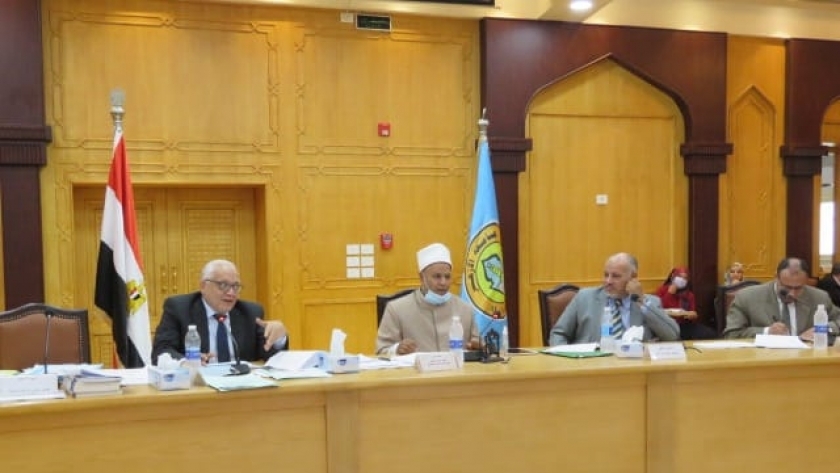 أبوزيد الأمير يترأس اجتماع مجلس جامعة الأزهر