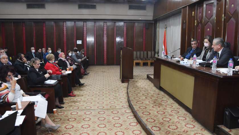 لجنة الخطة بالبرلمان خلال اجتماع سابق