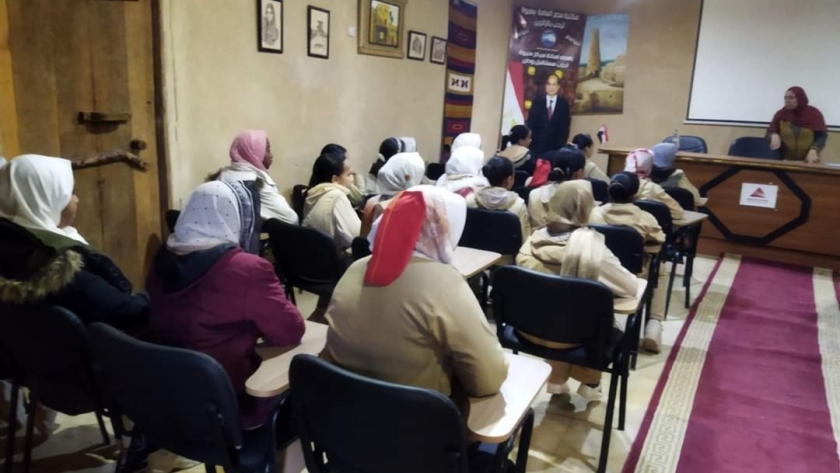 خلال فعاليات ندوة بمكتبة مصر العامة في سيوة