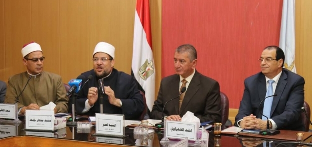 وزير الاوقاف خلال لقاءه الائمة بكفر الشيخ