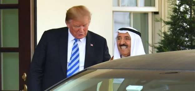 أمير الكويت والرئيس الأمريكي يعقدان مباحثات رسمية في البيت الأبيض