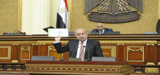 المهندس شريف إسماعيل رئيس الوزراءخلال إلقائه بيان الحكومة أمام مجلس النواب