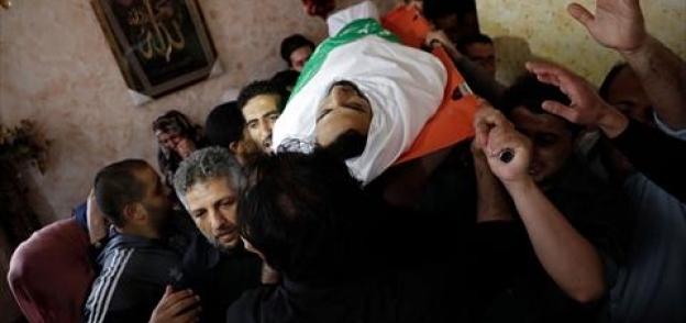 جنازة الشاب الفلسطيني "إسلام حرز الله"
