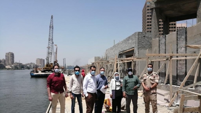 "هيئة المجتمعات العمرانية" تتفقد سير العمل بمشروعى تطوير ميدان التحرير وممشى أهل مصر
