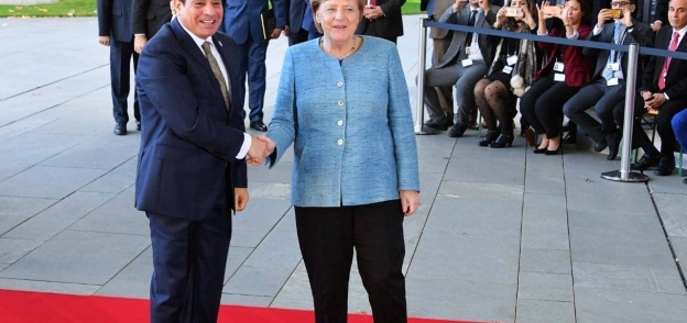 الرئيس عبدالفتاح السيسي والمستشارة الألمانية أنجيلا ميركل
