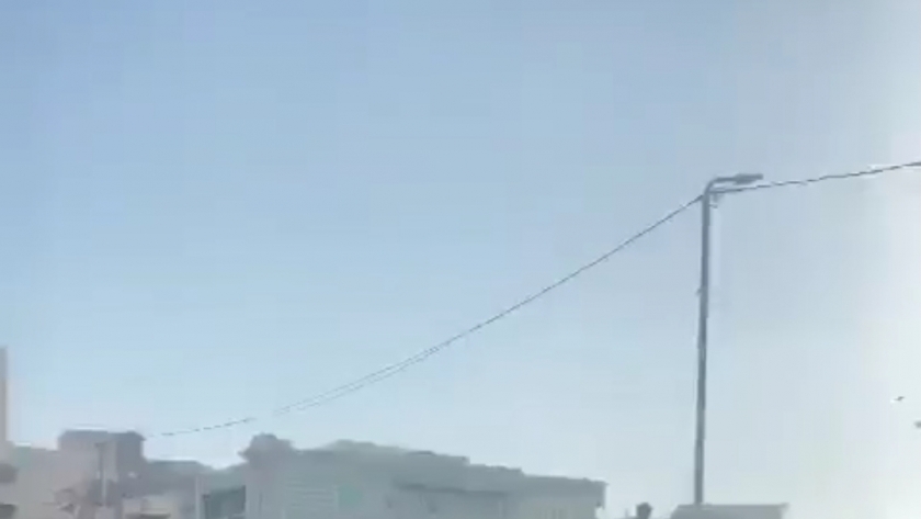 حريق سكة حديد في الإسكندرية
