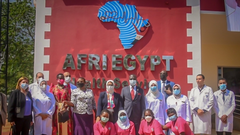 وزيرة الصحة تشهد افتتاح المركز الطبي المصري AFRI Egypt للرعاية بأوغندا