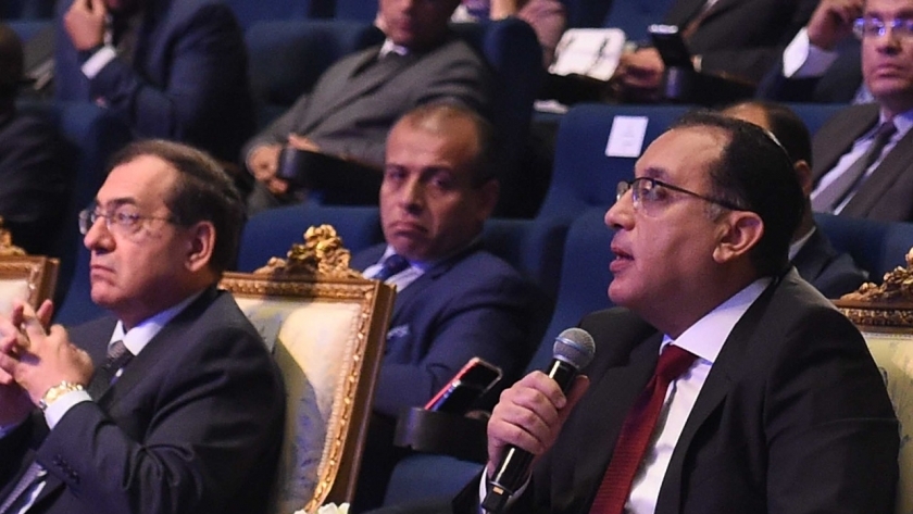 الدكتور مصطفى مدبولي، رئيس الوزراء، خلال إطلاق مؤتمر مصر تستطيع بالصناعة اليوم