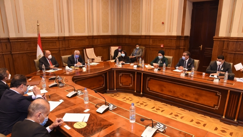 اجتماع لجنة حقوق الإنسان بحضور وزير الخارجية