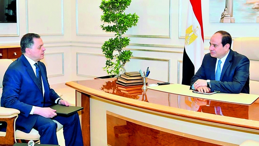 الرئيس السيسى خلال اجتماعه مع وزير الداخلية الأربعاء الماضى