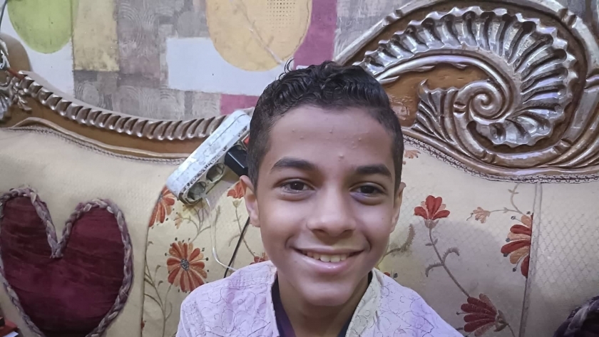 الطالب شادي محمد حمدي الأول بإعدادية المنيا