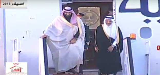 وصول الأمير محمد بن سلمان إلي مطار القاهره الدولي