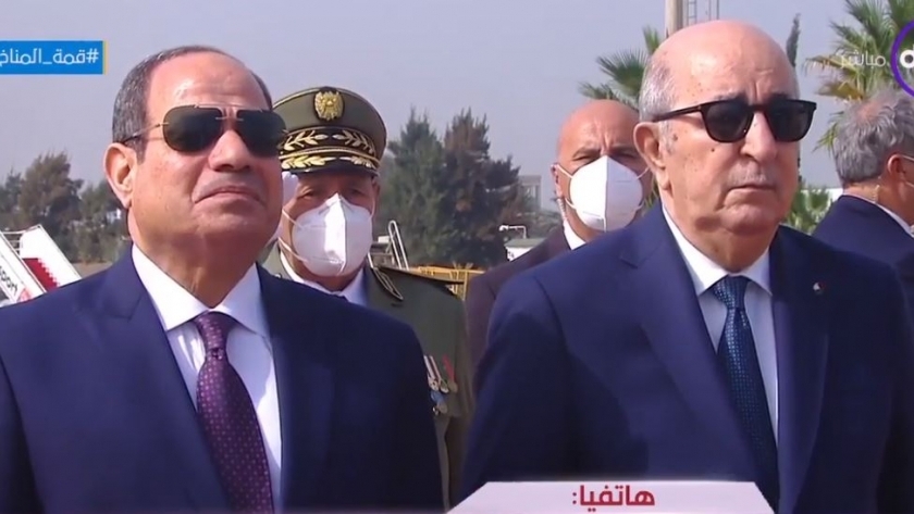 استقبال الرئيس السيسي في الجزائر