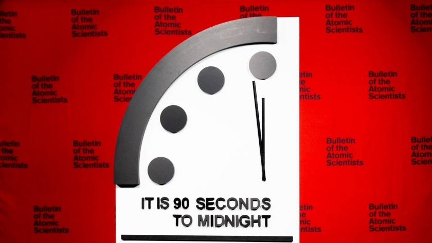 تشير ساعة يوم القيامة إلى انه يفصلنا عن منتصف الليل 90 ثانية فقط