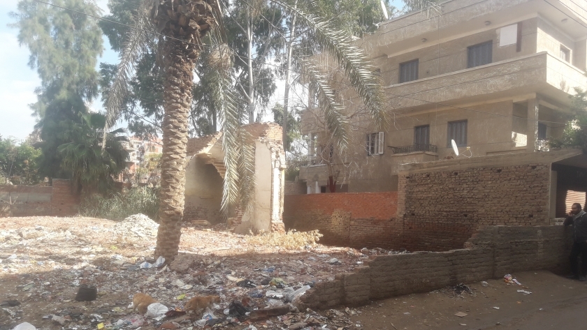 منزل مبارك المهدوم في قريته