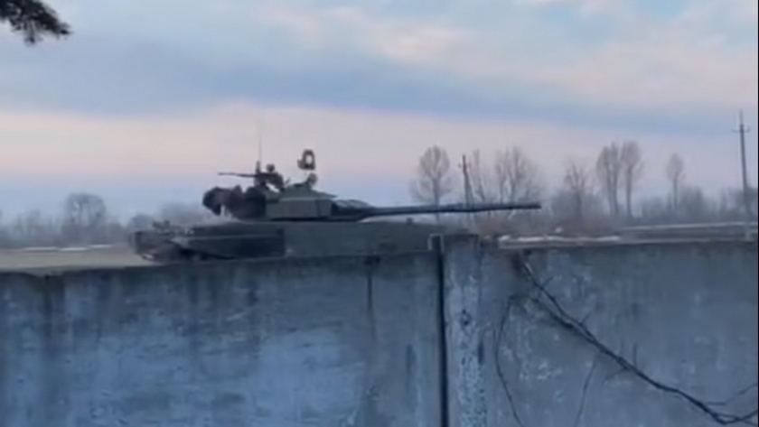 إحدى دبابات الجيش الروسي