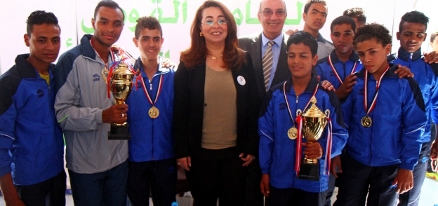 وزيرة التضامن ومحمد عشماوي